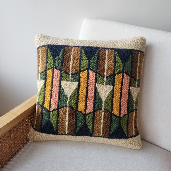 Geometric Column - 16" Pillow - PDF Pattern